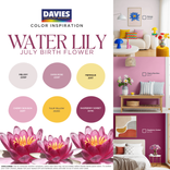  July Birth Flower Color Inspiration